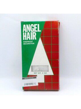 Angel Hair Spun Glass Christmas Decor2oz Fireproof By Rauch Industries   XX